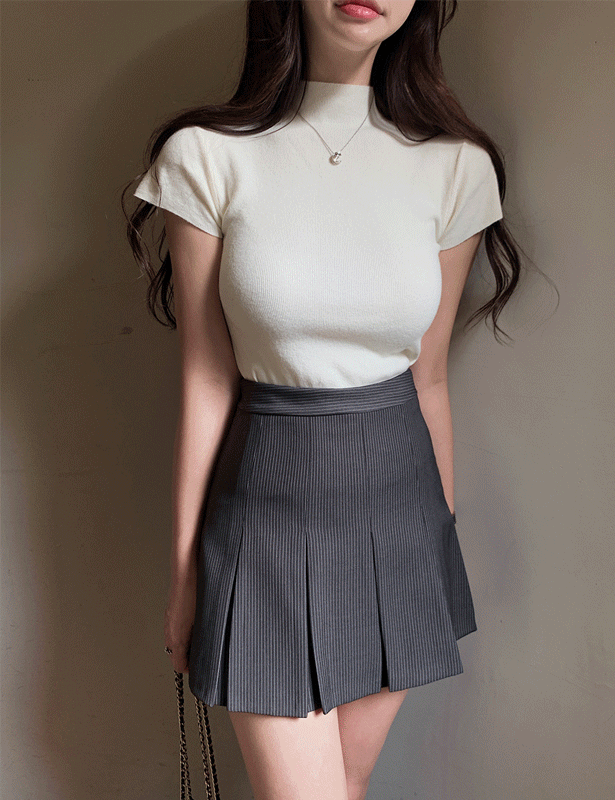 second-edition-레이크 ST플리츠미니 skirt♡韓國女裝裙