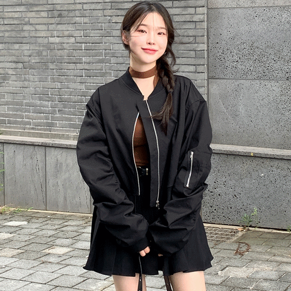 66girls-셔링블루종크롭JP♡韓國女裝外套